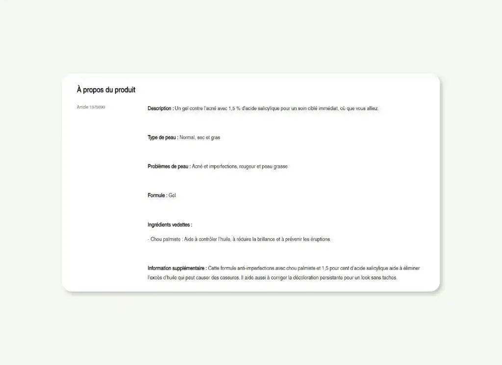 Asset 3 100, Laboratoire cosmétique Maroc