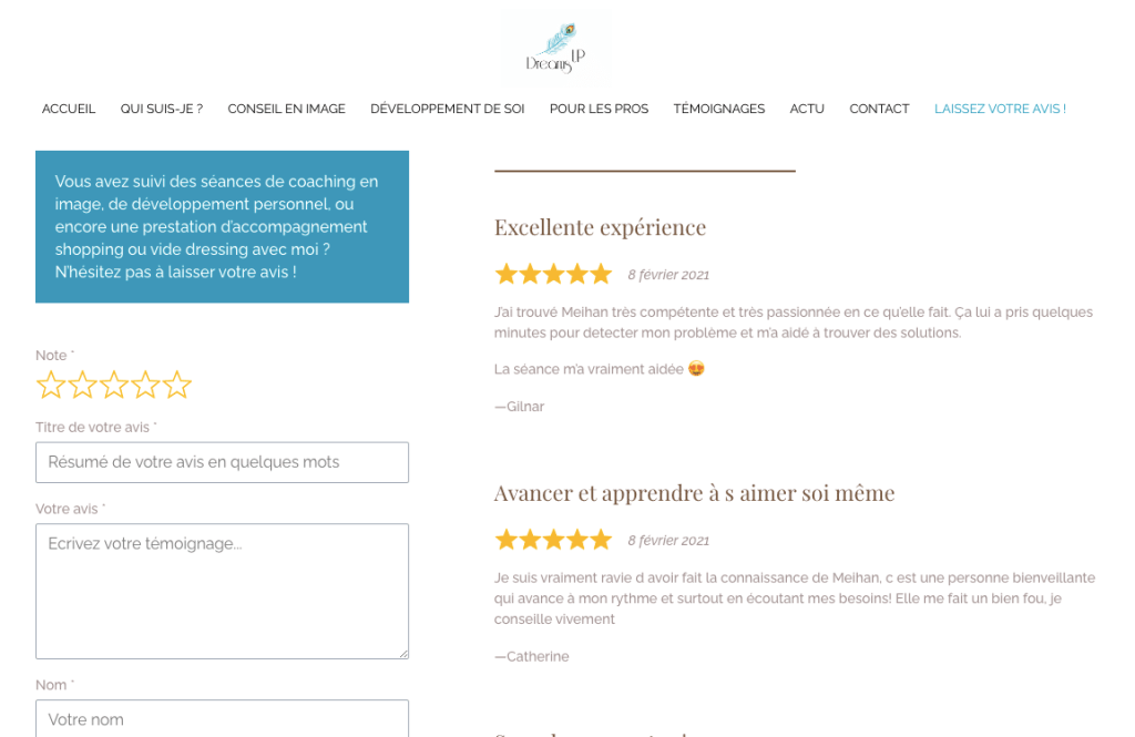 collecter et afficher des avis clients sur votre site web, Laboratoire cosmétique Maroc