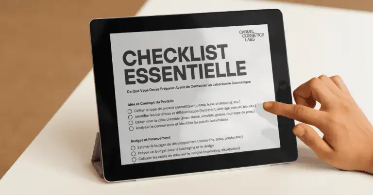 Checklist Essentielle : Ce Que Vous Devez Préparer Avant de Contacter un Laboratoire Cosmétique