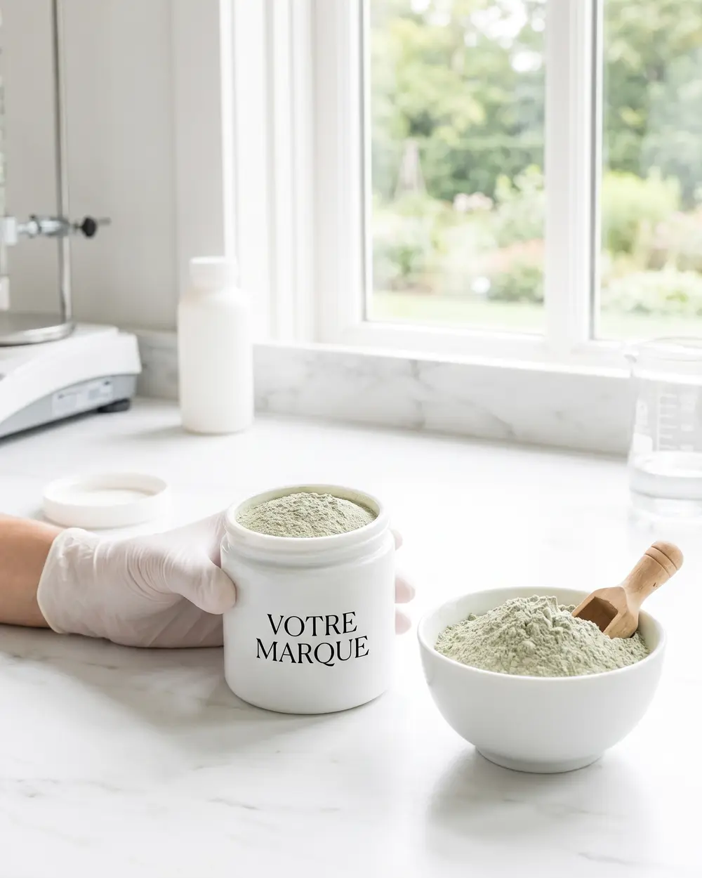 argile verte marque blanche carmel | Carmel Cosmetics Labs