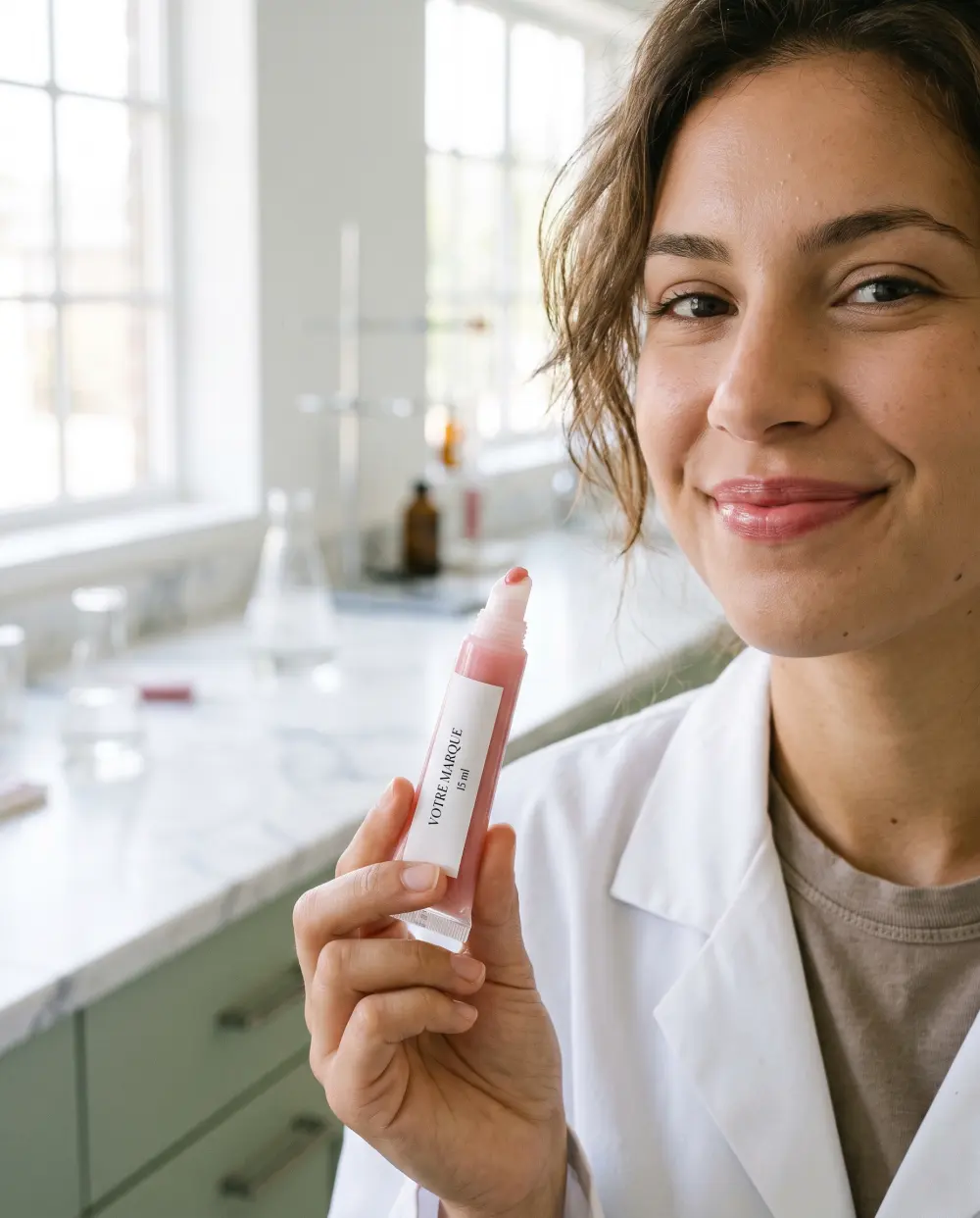 baume levres teinte rose marque blanche carmel | Carmel Cosmetics Labs