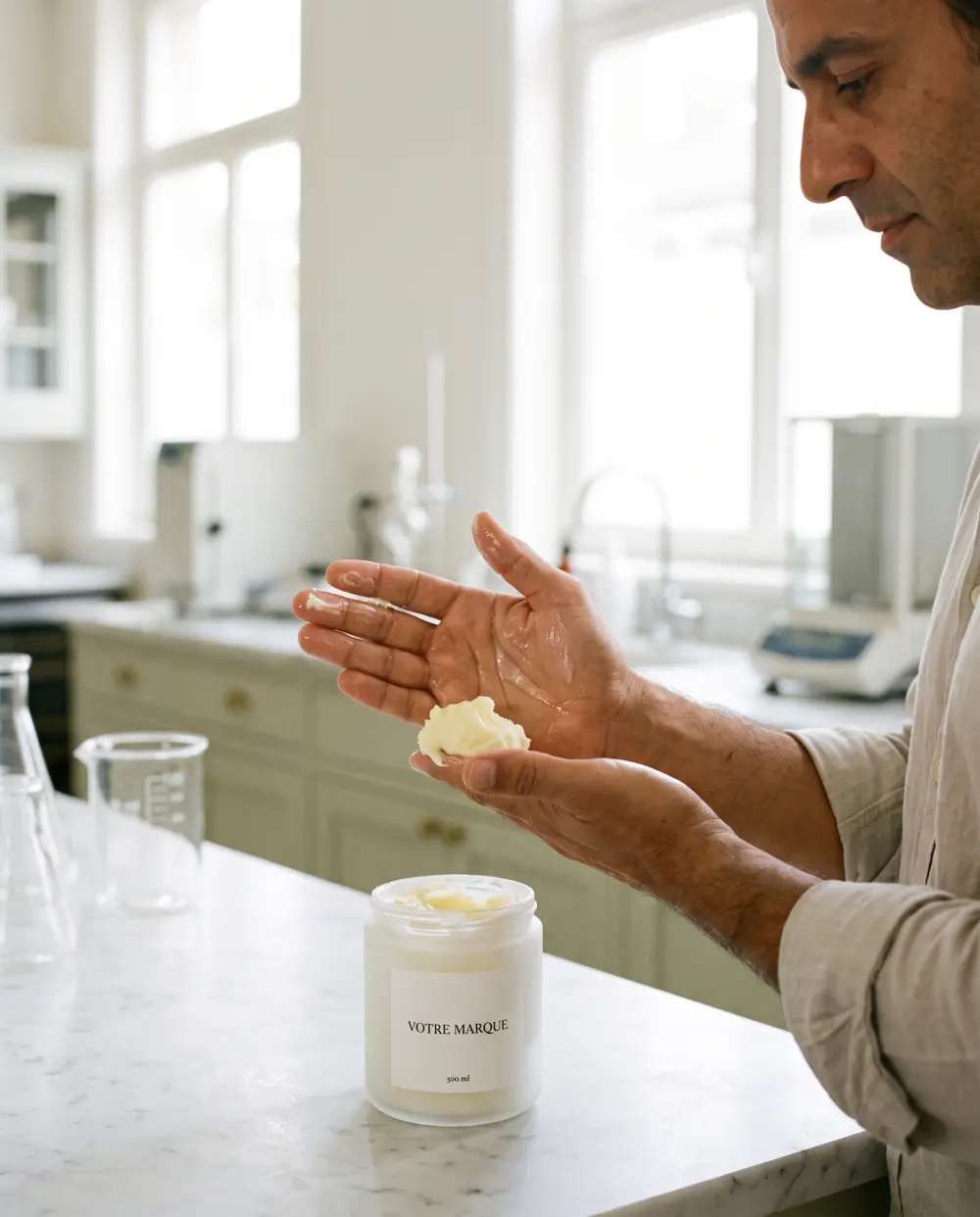 beurre massage karite mangue marque blanche carmel | Carmel Cosmetics Labs