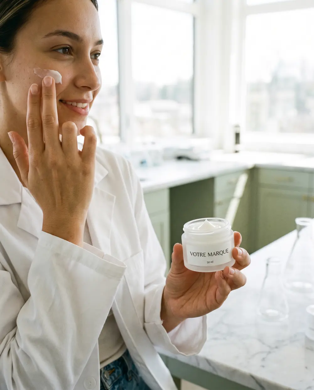 creme acide hyaluronique marque blanche carmel | Carmel Cosmetics Labs