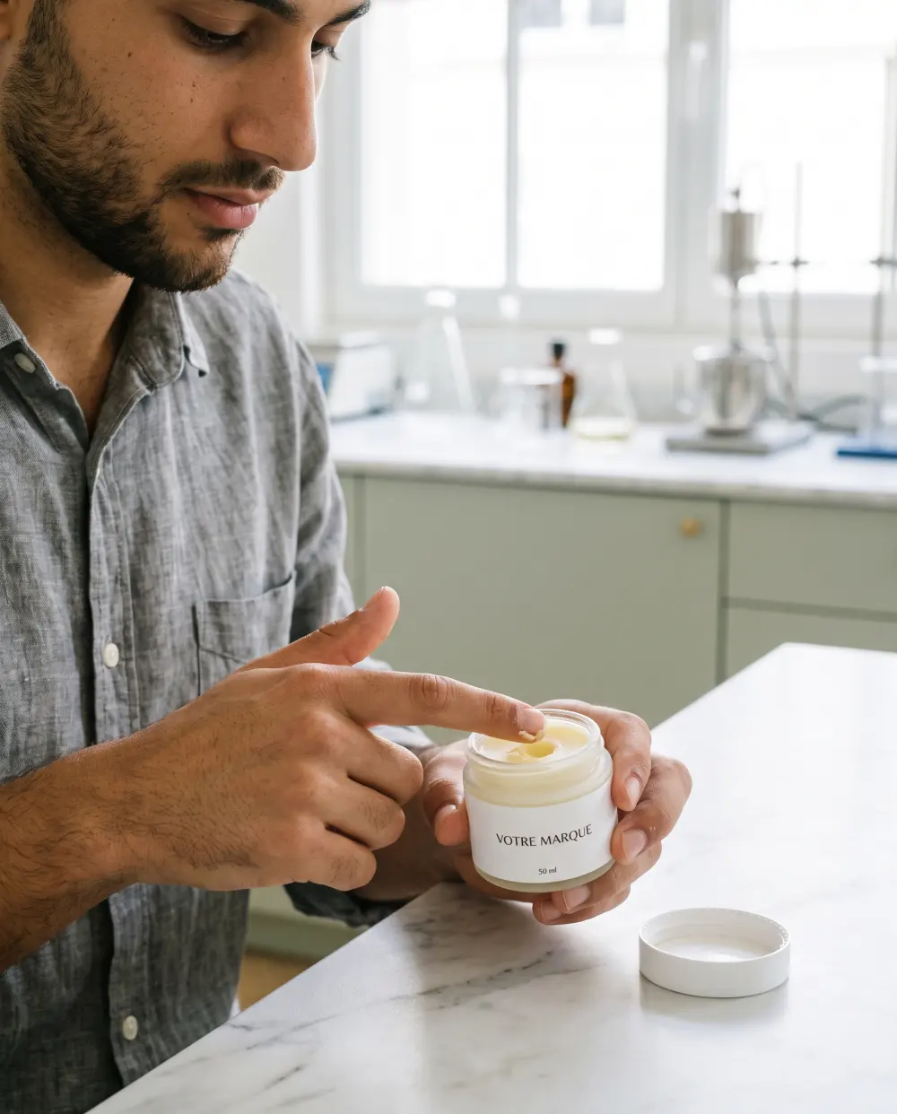 deodorant baume cire abeille marque blanche carmel | Carmel Cosmetics Labs