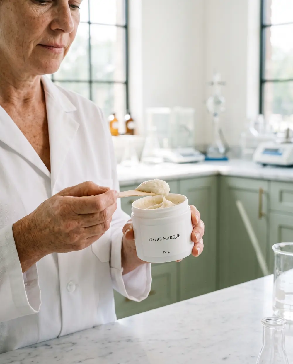 gommage argan karite marque blanche carmel | Carmel Cosmetics Labs