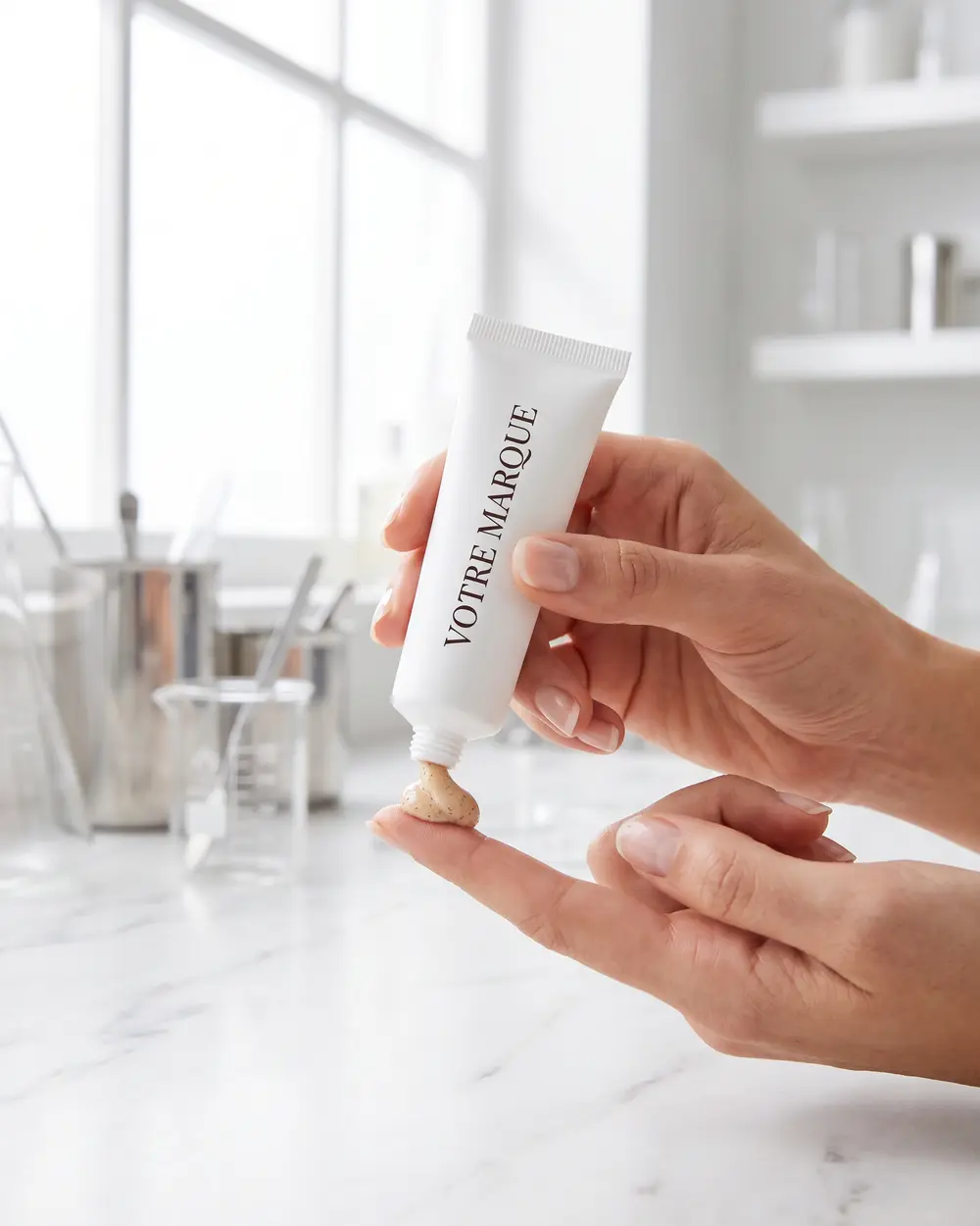gommage visage cafe marque blanche carmel | Carmel Cosmetics Labs