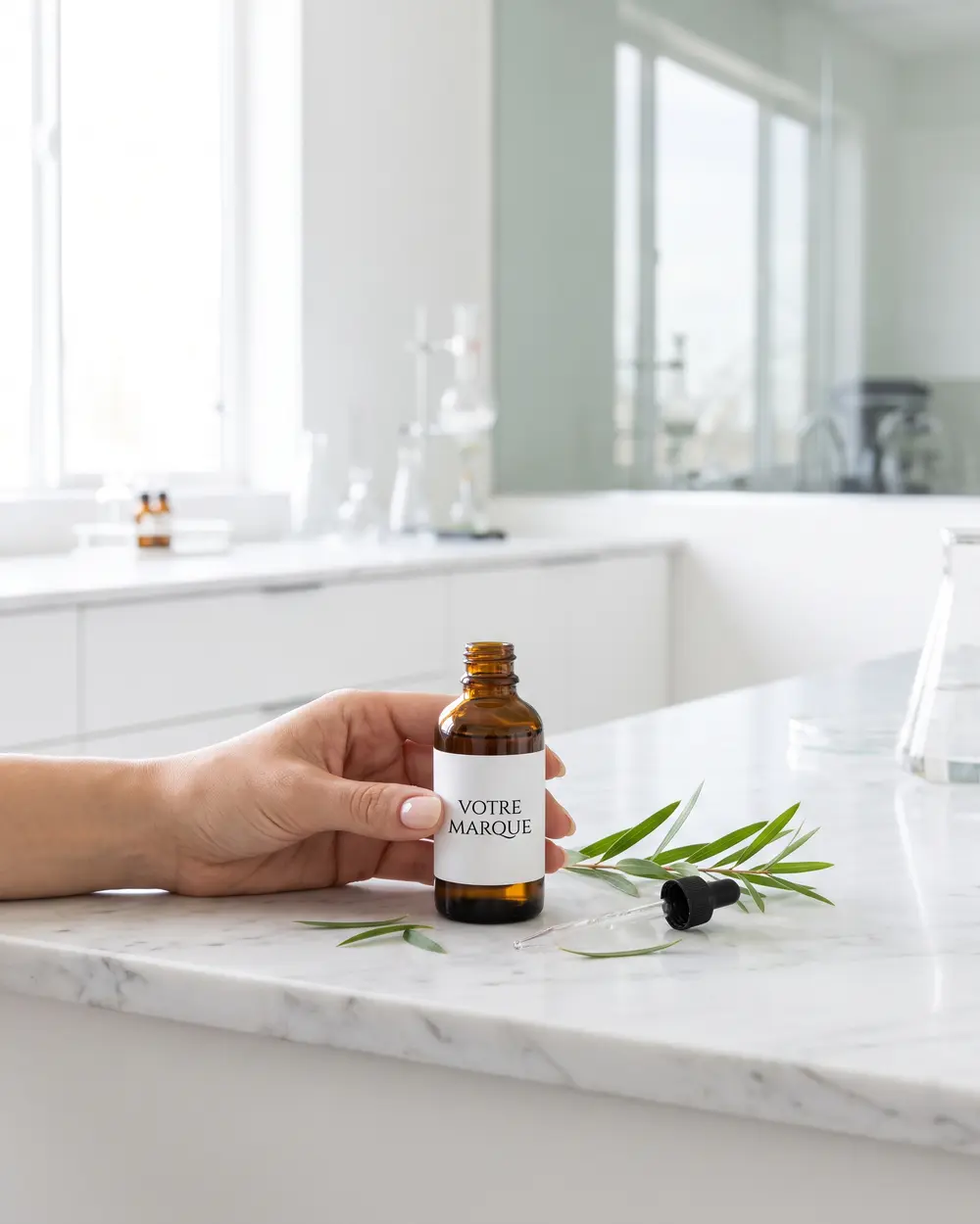 huile essentielle arbre a the marque blanche carmel | Carmel Cosmetics Labs