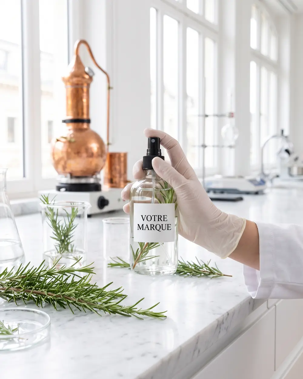 hydrolat romarin marque blanche carmel | Carmel Cosmetics Labs