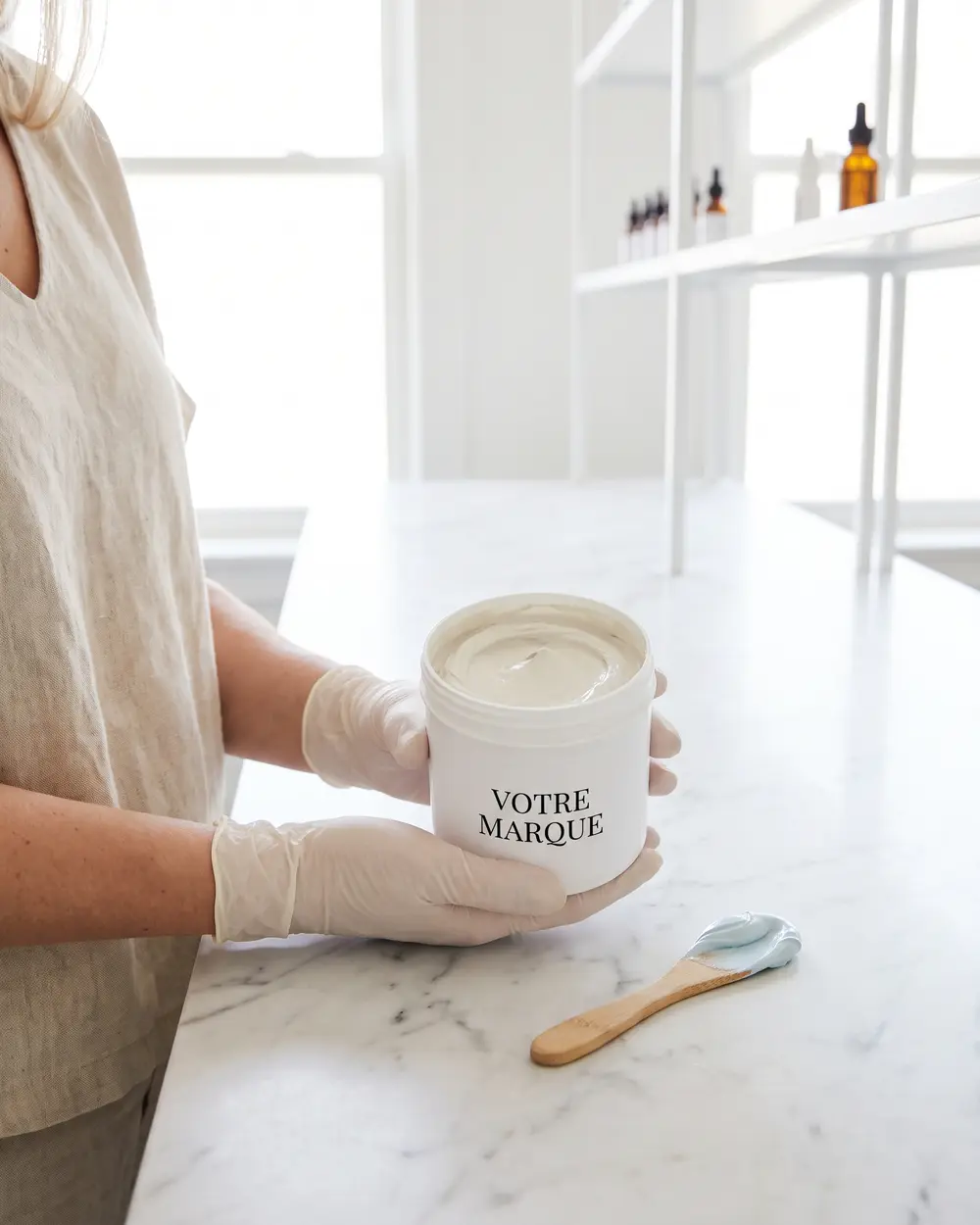 masque corps argile blanche marque blanche carmel | Carmel Cosmetics Labs