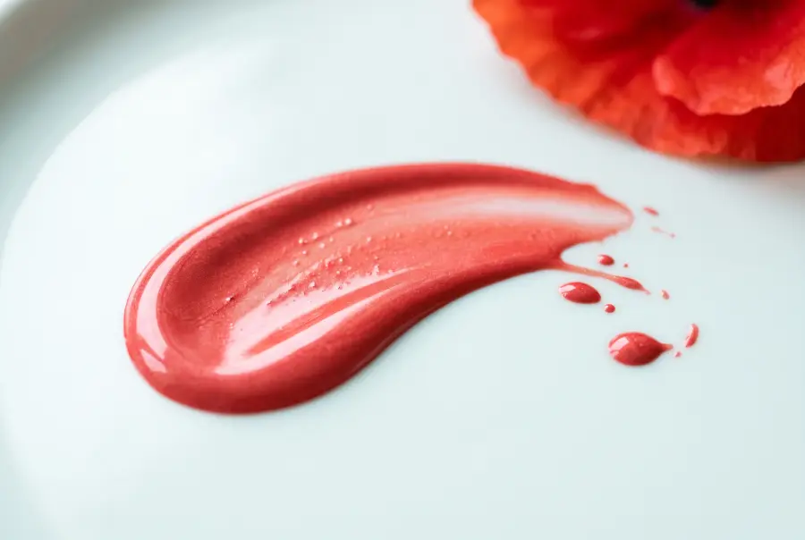 texture blush liquide aker fassi marque blanche | Carmel Cosmetics Labs Texture blush liquide aker fassi en gros plan