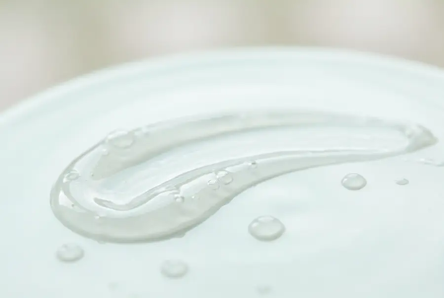 Texture exfoliant aha sans grains en gros plan
