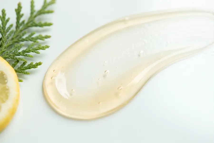 Close-up of cypress light legs oil texture