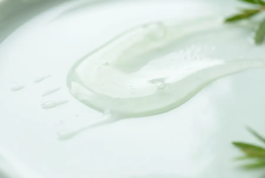 Texture sérum acide salicylique en gros plan